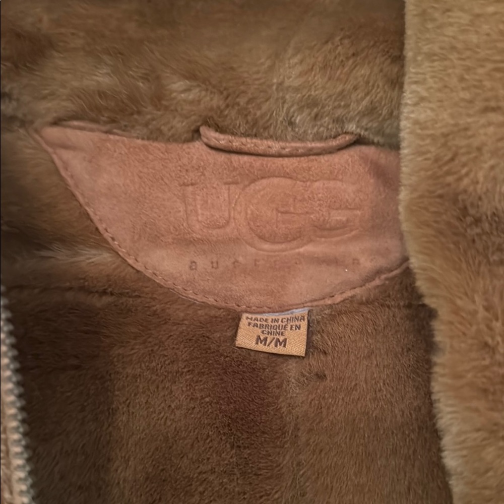 UGG Tan Bomber Jacket